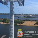 Видео: Канатная дорога Нижний Новгород-город Бор